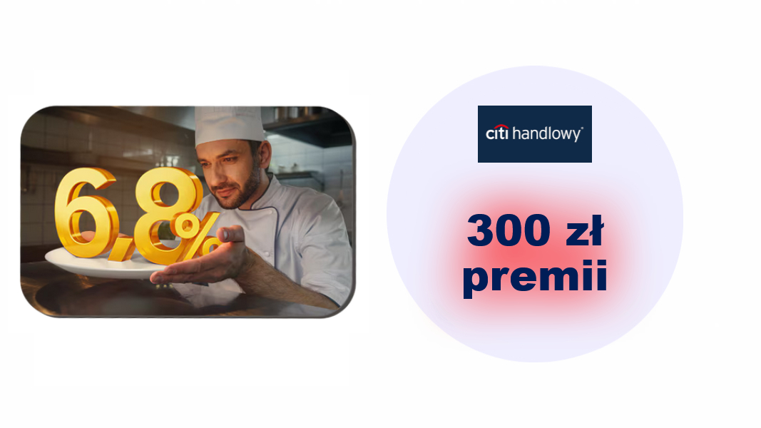 300 zł za założenie konta w Citi Handlowym