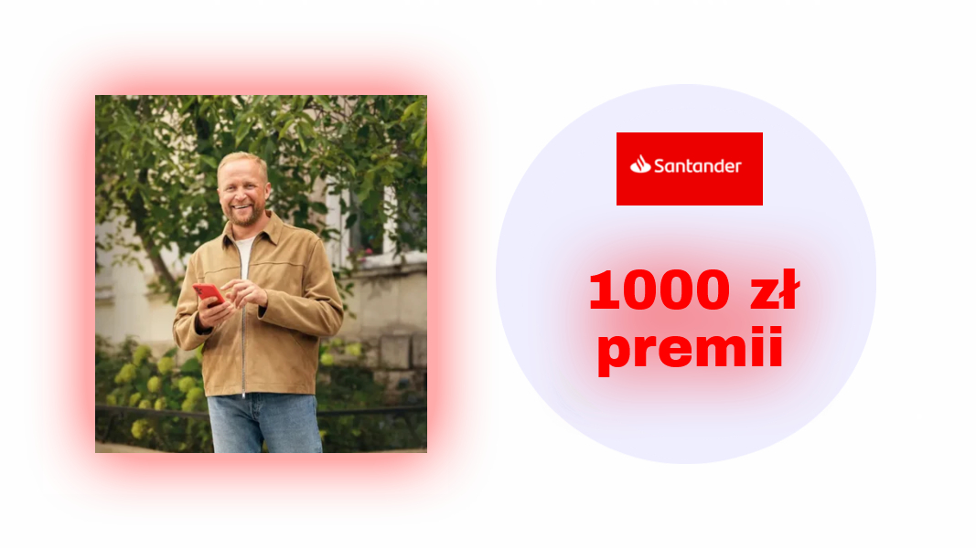 400 zł na start - promocja Santander Banku