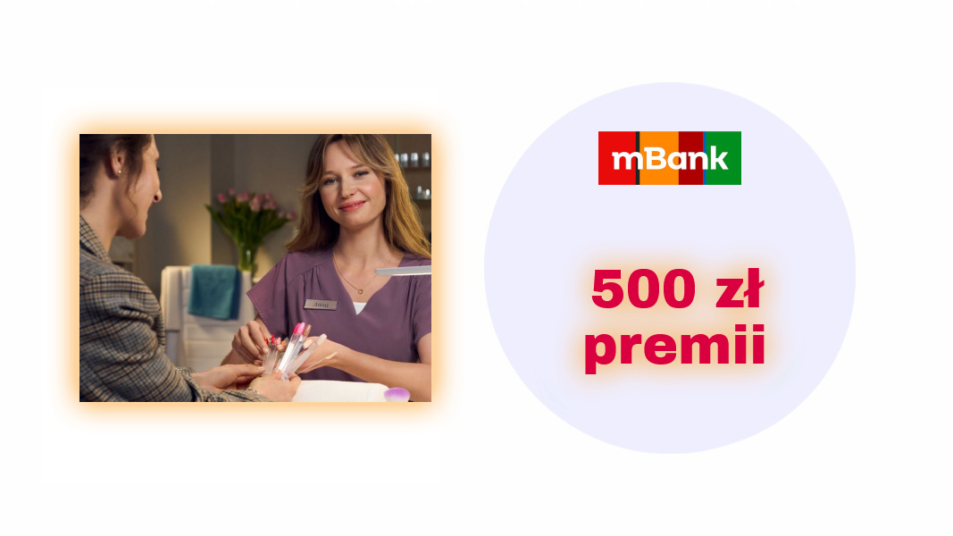 500 zł za założenie firmy i rachunku w mBanku