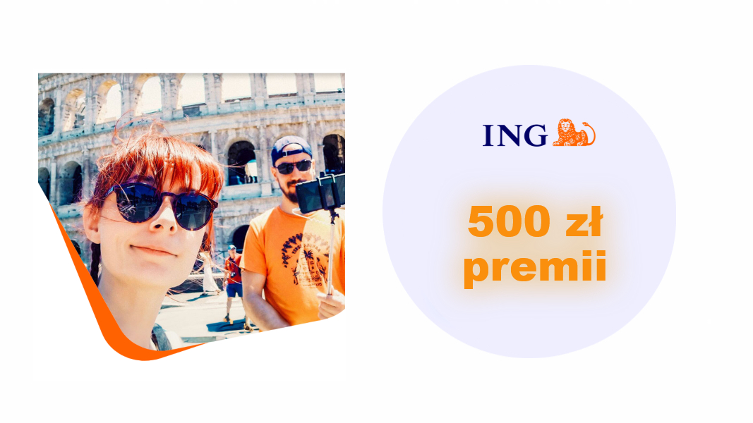 500 zł za założenie konta w ING Bank Śląski