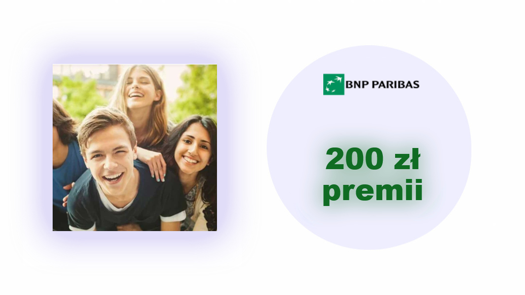 Premia za konto dla dziecka w BNP Paribas