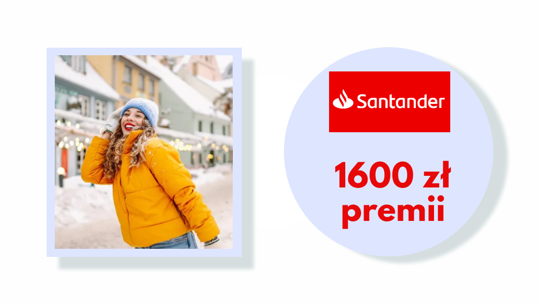 Do 1200 zł zwrotu za zakupy - promocja Santander Bank