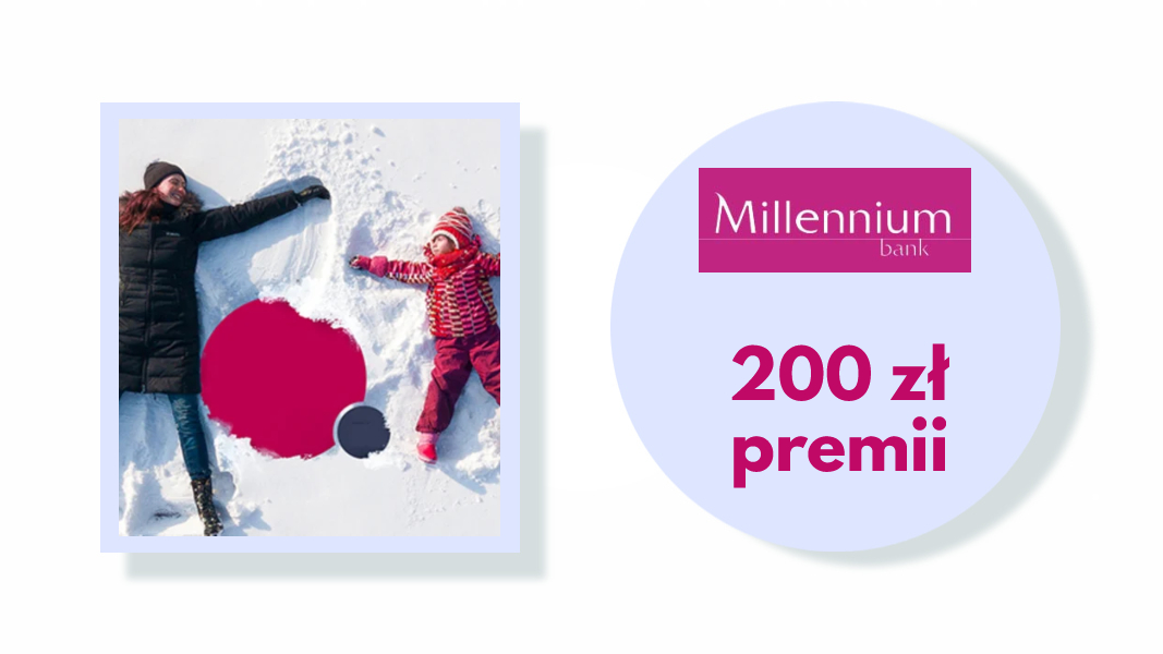 eKarta goodie z Kontem 360°Junior - 200 zł premii od Banku Millennium